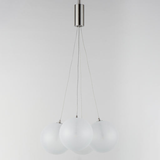 ET2 E25084-54SN Burst 4 Light LED Pendant Frost | Satin Nickel