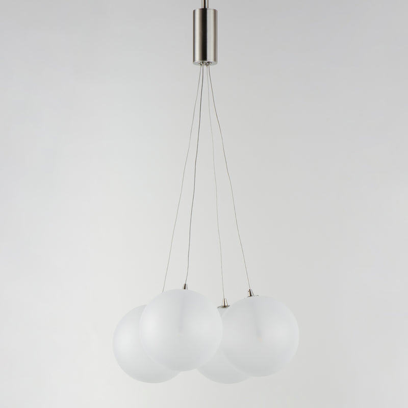 ET2 E25084-54SN Burst 4 Light LED Pendant Frost | Satin Nickel