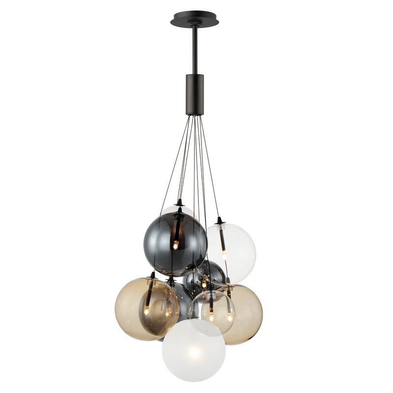 ET2 E25087-148BK Burst 9 Light LED Pendant Mixed | Black