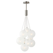ET2 E25087-54SN Burst 9 Light LED Pendant Frost | Satin Nickel