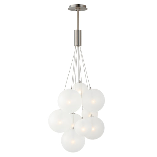 ET2 E25087-54SN Burst 9 Light LED Pendant Frost | Satin Nickel