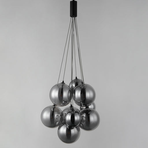 ET2 E25087-142BK Burst 9 Light LED Pendant Smoke | Black