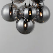 ET2 E25087-142BK Burst 9 Light LED Pendant Smoke | Black