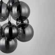 ET2 E25087-142BK Burst 9 Light LED Pendant Smoke | Black