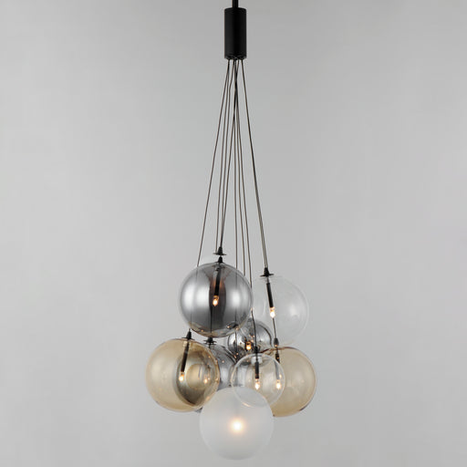 ET2 E25087-148BK Burst 9 Light LED Pendant Mixed | Black