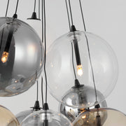 ET2 E25087-148BK Burst 9 Light LED Pendant Mixed | Black