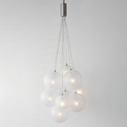 ET2 E25087-54SN Burst 9 Light LED Pendant Frost | Satin Nickel
