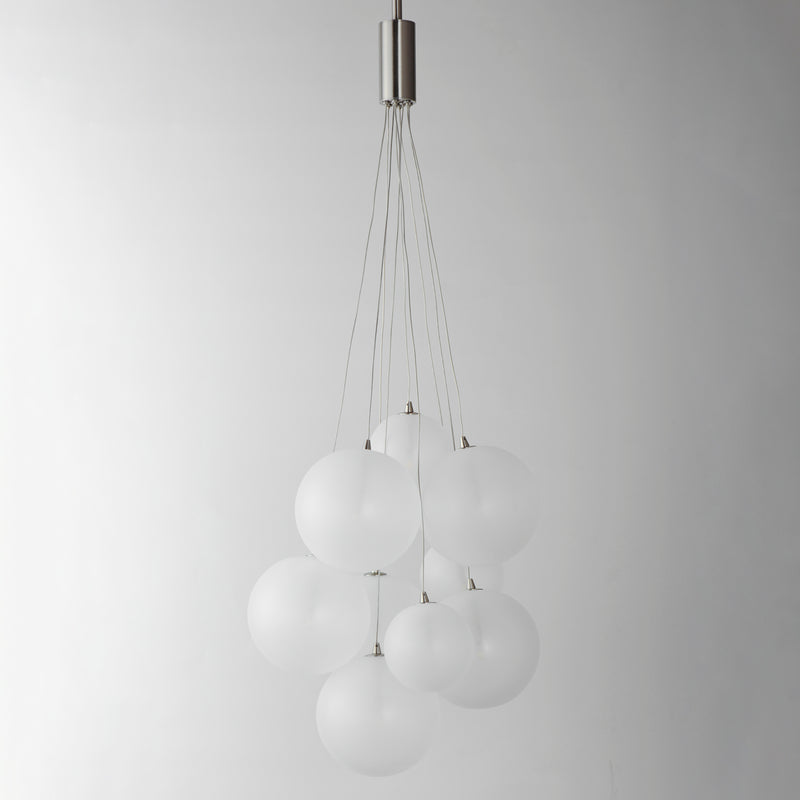 ET2 E25087-54SN Burst 9 Light LED Pendant Frost | Satin Nickel