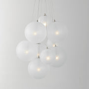ET2 E25087-54SN Burst 9 Light LED Pendant Frost | Satin Nickel