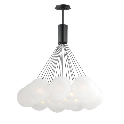 ET2 E25088-54BK Burst 20 Light LED Pendant Frost | Gold