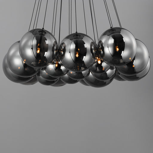 ET2 E25088-142BK Burst 20 Light LED Pendant Smoke | Black