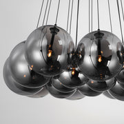 ET2 E25088-142BK Burst 20 Light LED Pendant Smoke | Black