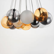 ET2 E25088-148BK Burst 20 Light LED Pendant Mixed | Black