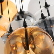 ET2 E25088-148BK Burst 20 Light LED Pendant Mixed | Black