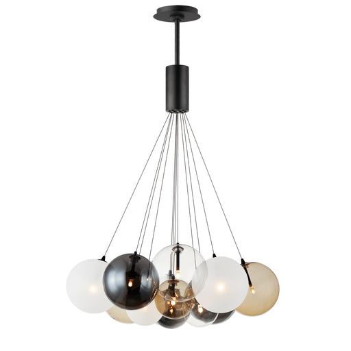 ET2 E25089-148BK Burst 12 Light LED Pendant Mixed | Black