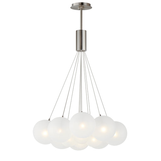 ET2 E25089-54SN Burst 12 Light LED Pendant Frost | Satin Nickel