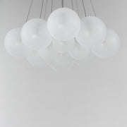 ET2 E25089-54SN Burst 12 Light LED Pendant Frost | Satin Nickel