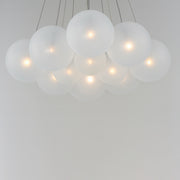 ET2 E25089-54SN Burst 12 Light LED Pendant Frost | Satin Nickel