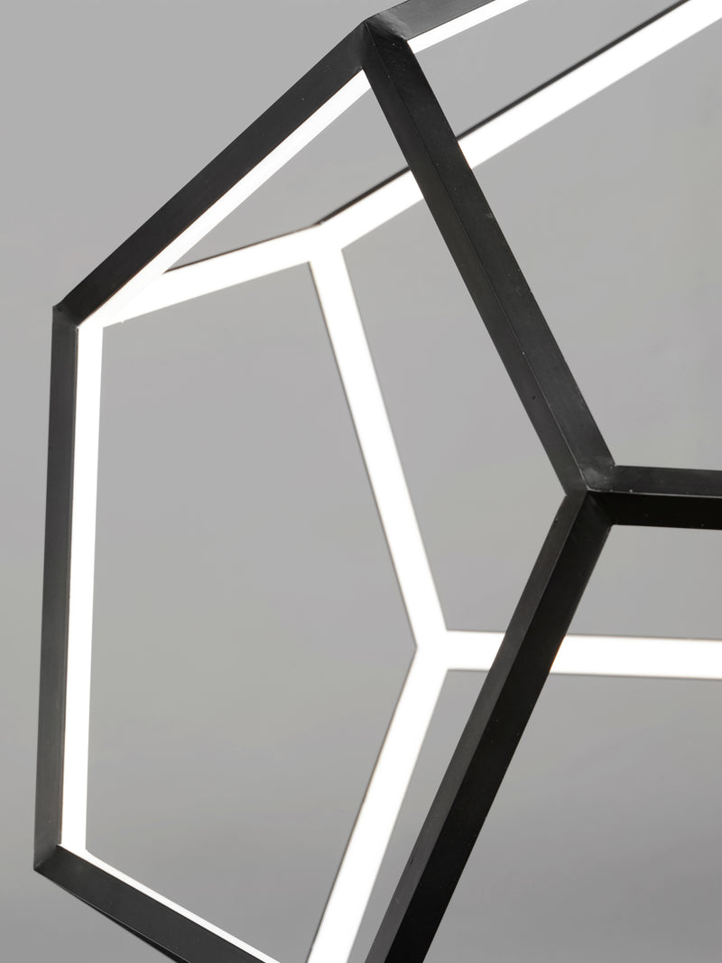 ET2 E25106-BK Penta Large LED Pendant | Black