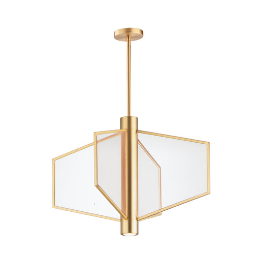 ET2 E25132-133NAB Telstar 26" Wide LED Pendant | Natural Aged Brass