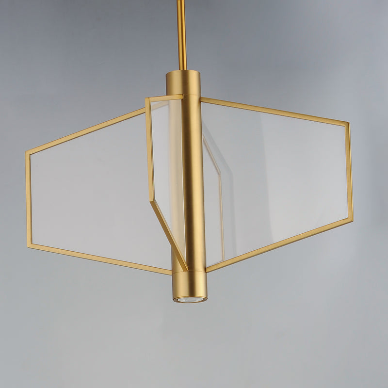 ET2 E25132-133NAB Telstar 26" Wide LED Pendant | Natural Aged Brass