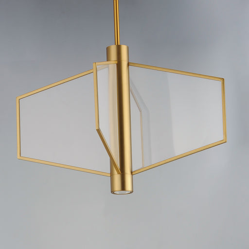 ET2 E25132-133NAB Telstar 26" Wide LED Pendant | Natural Aged Brass
