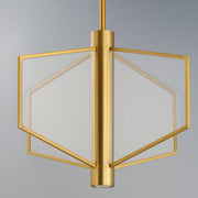 ET2 E25132-133NAB Telstar 26" Wide LED Pendant | Natural Aged Brass