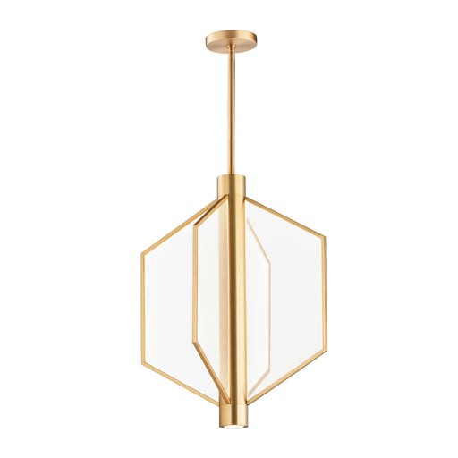 ET2 E25134-133NAB Telstar Medium LED Pendant | Natural Aged Brass