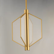 ET2 E25134-133NAB Telstar Medium LED Pendant | Natural Aged Brass