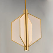 ET2 E25134-133NAB Telstar Medium LED Pendant | Natural Aged Brass