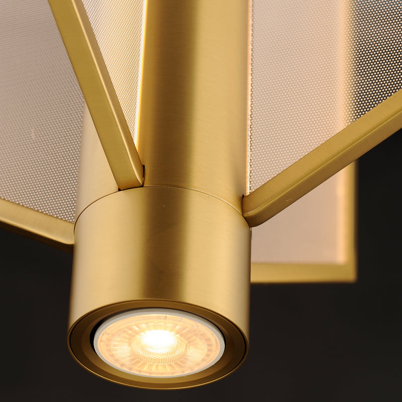 ET2 E25134-133NAB Telstar Medium LED Pendant | Natural Aged Brass