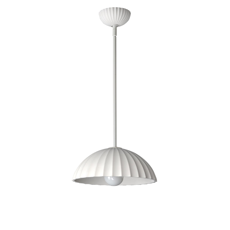 ET2 E25141-CHK Basilica 1 Light LED Pendant | Chaulk White