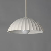 ET2 E25141-CHK Basilica 1 Light LED Pendant | Chaulk White