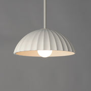 ET2 E25141-CHK Basilica 1 Light LED Pendant | Chaulk White