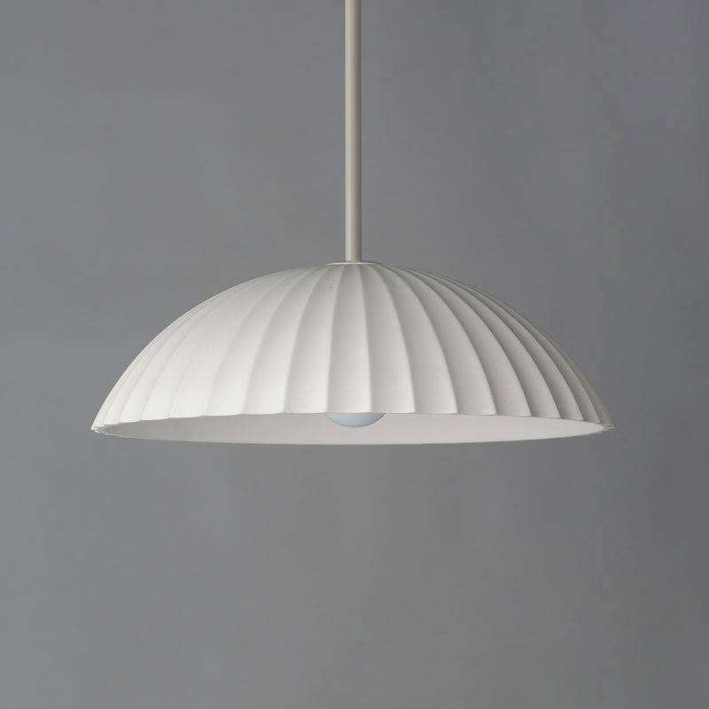 ET2 E25142-CHK Basilica 1 Light LED Pendant | Chaulk White