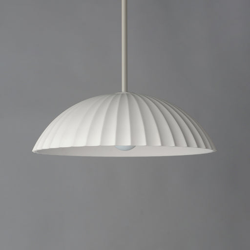 ET2 E25142-CHK Basilica 1 Light LED Pendant | Chaulk White