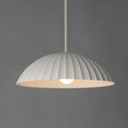 ET2 E25142-CHK Basilica 1 Light LED Pendant | Chaulk White