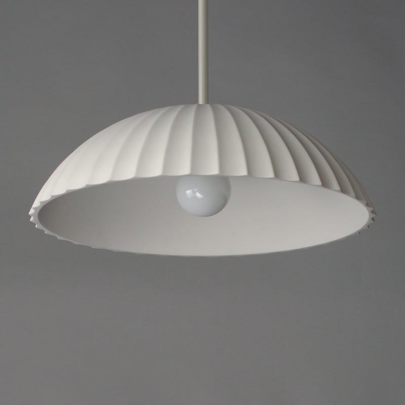 ET2 E25142-CHK Basilica 1 Light LED Pendant | Chaulk White