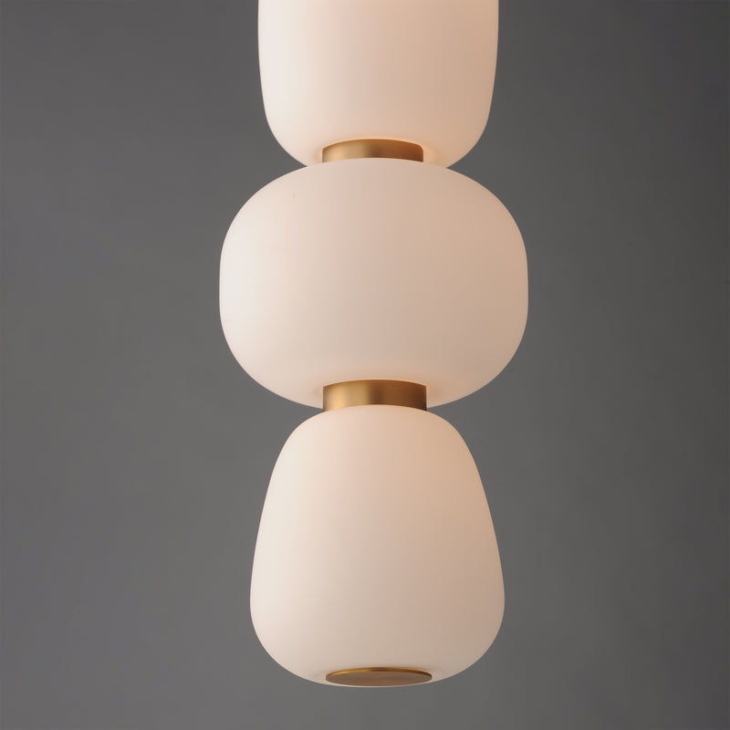 ET2 E25165-92BKGLD Soji Single LED Pendant | Black / Gold