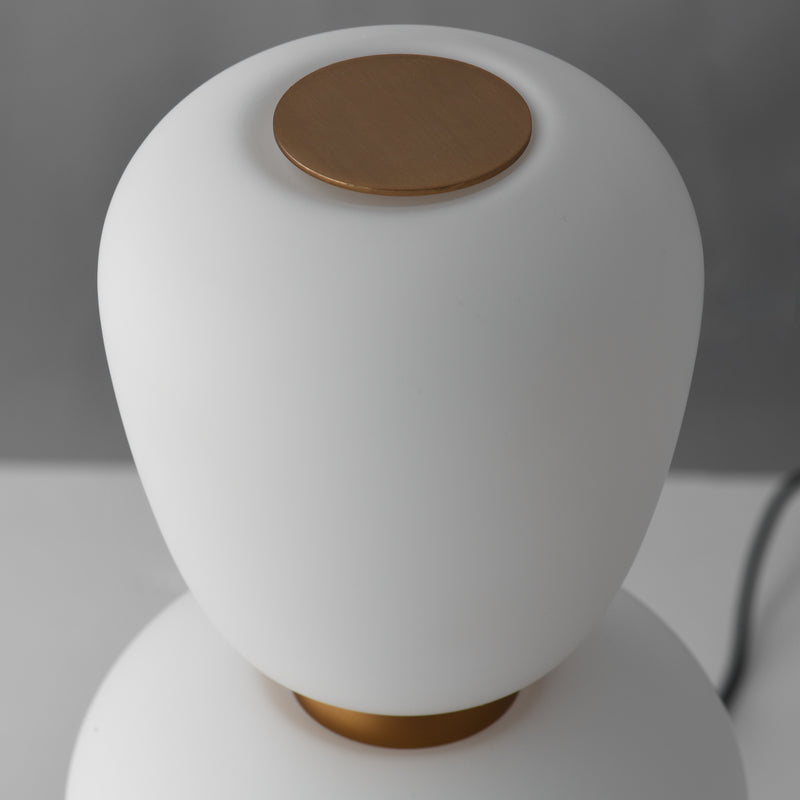 ET2 E25167-92BKGLD Soji Triple Stack Portable Lamp | Black / Gold