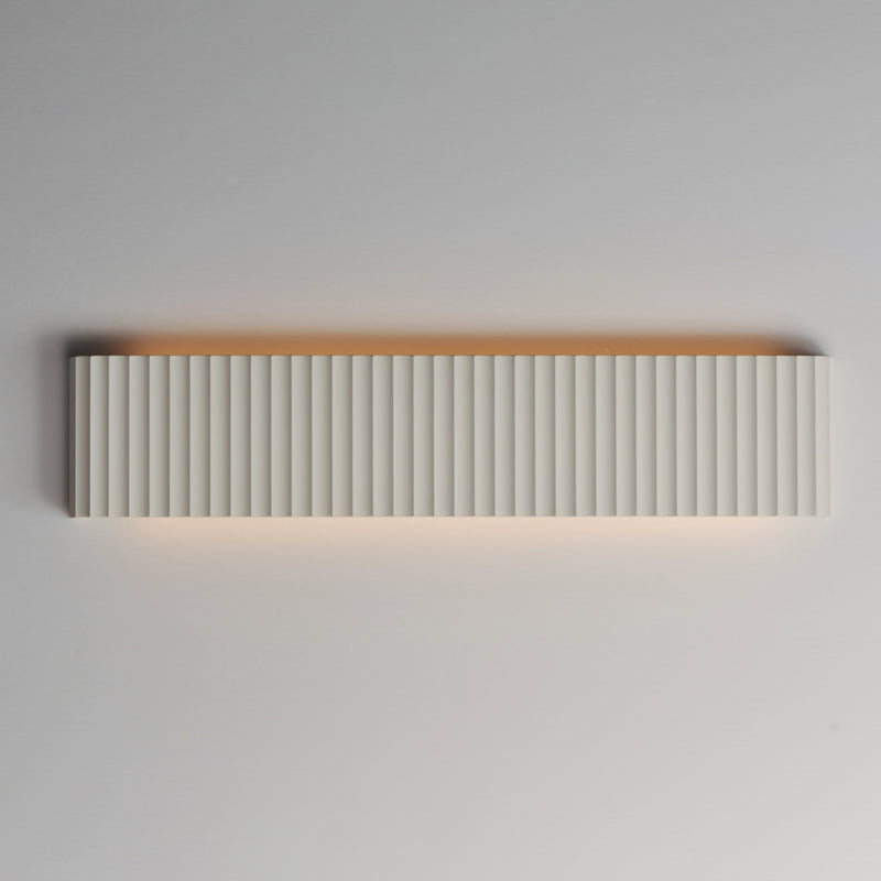 ET2 E25173-CHK Delphi 30" LED Wall Sconce CCT Select | Chaulk White