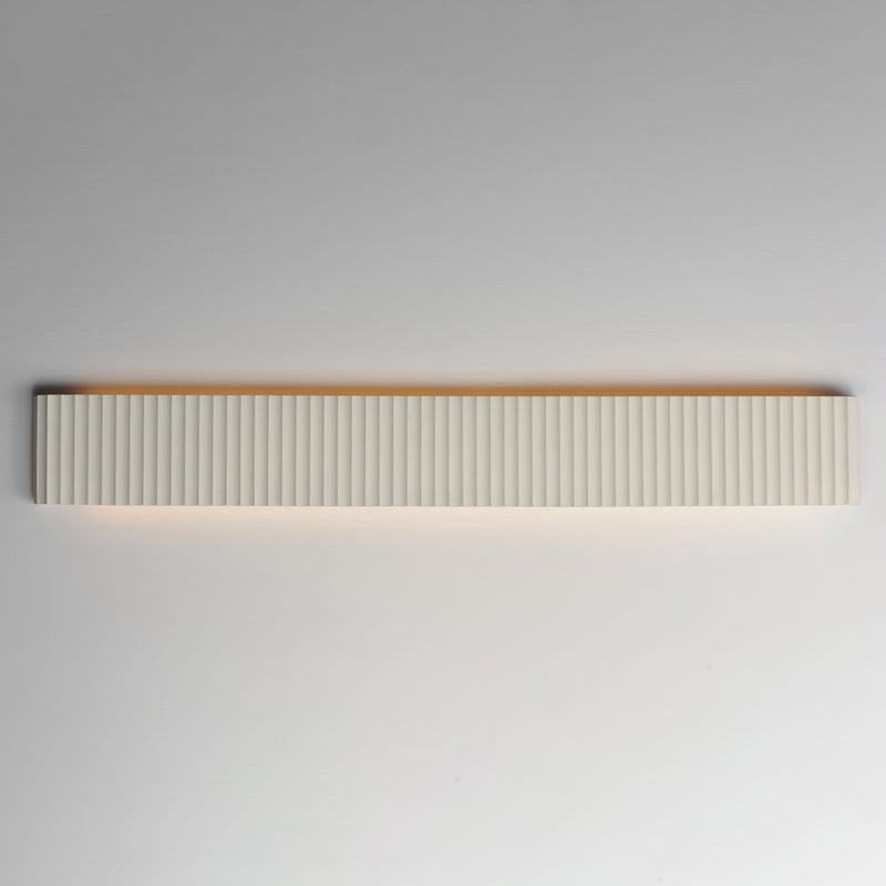 ET2 E25174-CHK Delphi 47.5" LED Wall Sconce CCT Select | Chaulk White