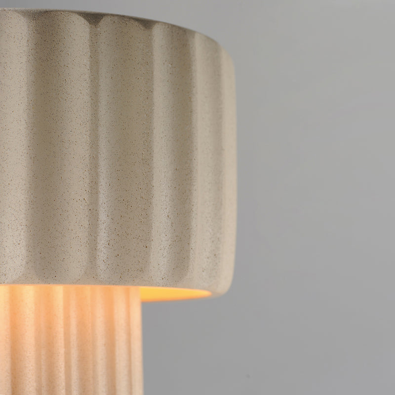 ET2 E25179-SSN Delphi Table Lamp | Sandstone