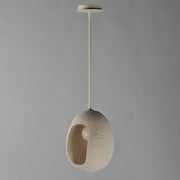 ET2 E25212-CHK Luna Small LED Pendant | Chaulk White