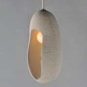 ET2 E25214-CHK Luna Elongated LED Pendant | Chaulk White