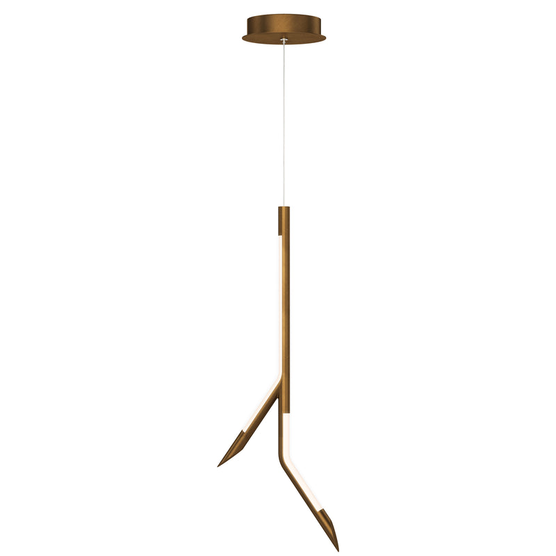 ET2 E25412-WBR Scion 24" LED Pendant | Weathered Brass