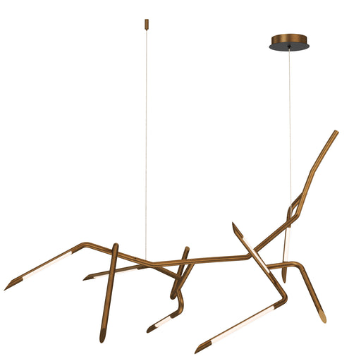 ET2 E25414-WBR Scion 50" LED Pendant | Weathered Brass