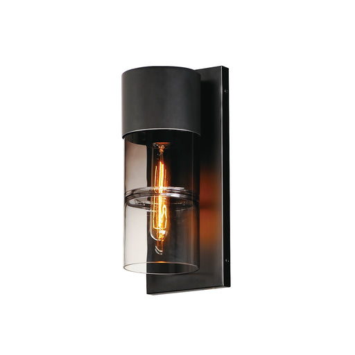 ET2 E26142-142BK Smokestack Small LED Outdoor Wall Sconce | Black