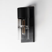 ET2 E26142-142BK Smokestack Small LED Outdoor Wall Sconce | Black