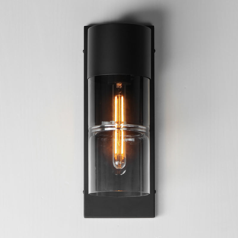 ET2 E26144-142BK Smokestack Medium LED Outdoor Wall Sconce | Black